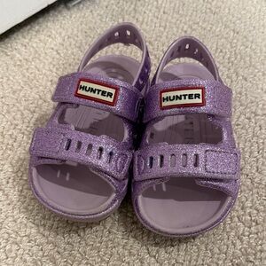 Hunter Kids Sparkly Sandals